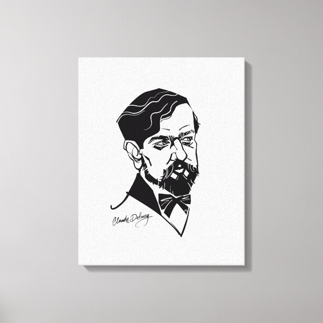 Claude Debussy Canvas Print (Front)