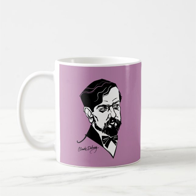 Claude Debussy Coffee Mug (Left)