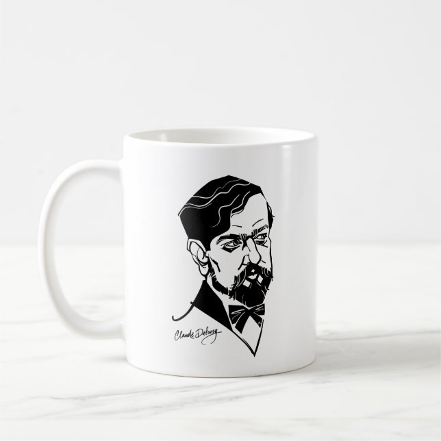 Claude Debussy Coffee Mug (Left)