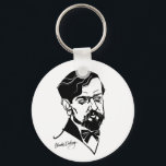 Claude Debussy Key Ring<br><div class="desc">Graphic portrait of composer</div>