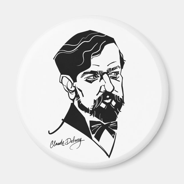 Claude Debussy Magnet (Front)