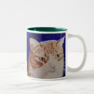 Claude Face Painting Two-Tone Coffee Mug