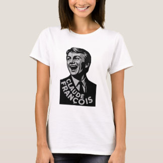 Claude François – Vintage black and white portrait T-Shirt