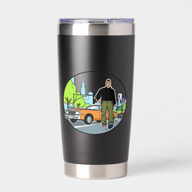 Claude - GTA 3 Insulated Tumbler (Front)