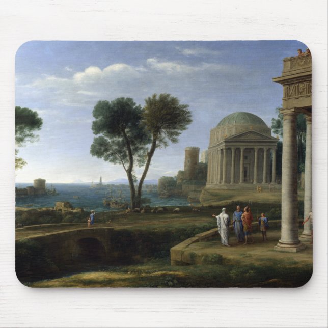 Claude Lorrain Landscape with Aeneas at Delos Mouse Mat (Front)