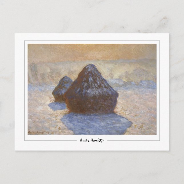 Claude Monet #14-2 - Fine Art Postcard (Front)