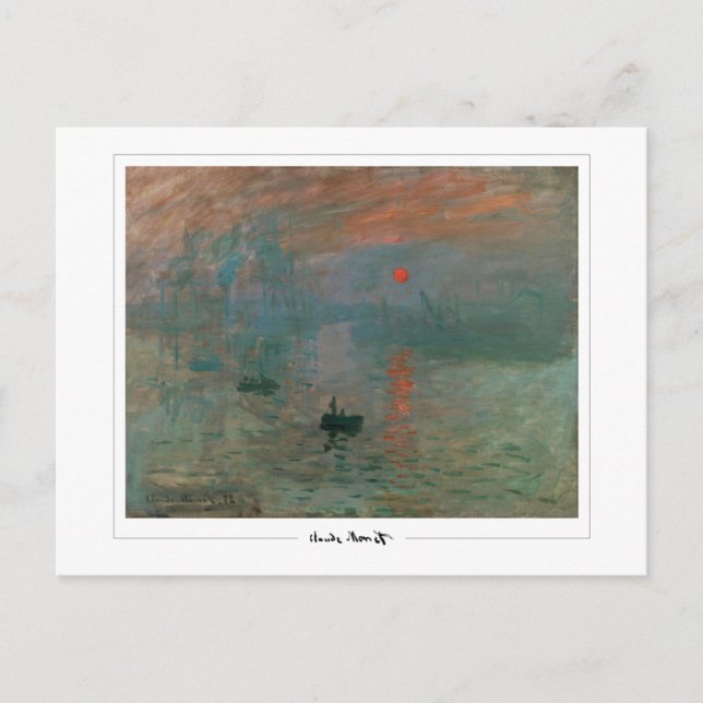 Claude Monet #668 - Fine Art Postcard (Front)