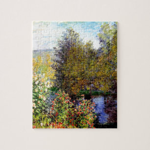 Claude Monet A Corner of the Garden At Montgeron Jigsaw Puzzle