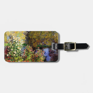 Claude Monet A Corner of the Garden At Montgeron Luggage Tag
