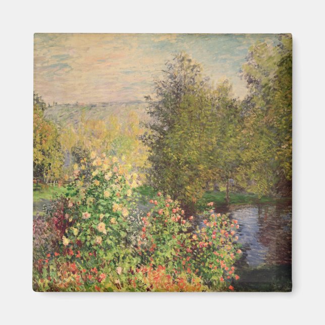 Claude Monet | A Corner of the Garden at Montgeron Magnet (Front)