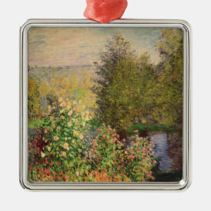Claude Monet   A Corner of the Garden at Montgeron Metal Tree Decoration
