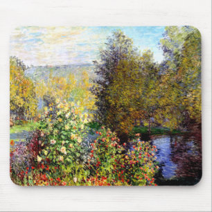Claude Monet A Corner of the Garden At Montgeron Mouse Mat