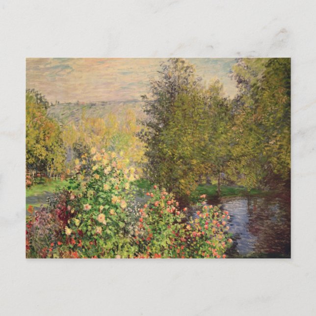 Claude Monet | A Corner of the Garden at Montgeron Postcard (Front)
