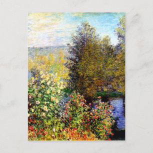 Claude Monet A Corner of the Garden At Montgeron Postcard