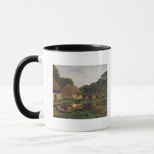 Claude Monet   A Farmyard in Normandy Mug