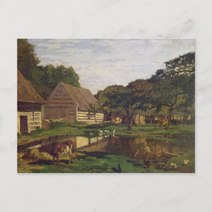 Claude Monet   A Farmyard in Normandy Postcard