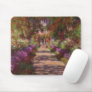 Claude Monet   A Pathway in Monet's Garden Mouse Mat