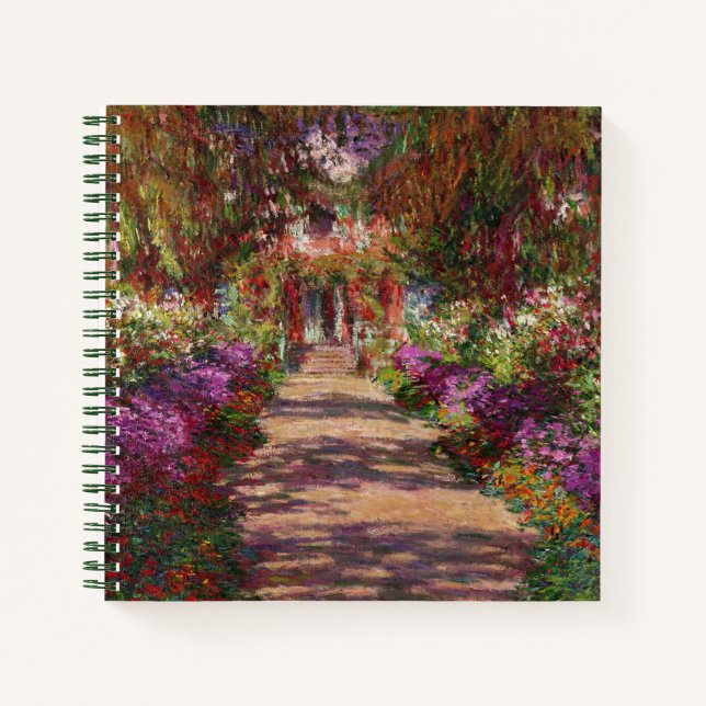 Claude Monet | A Pathway in Monet's Garden Notebook (Front)