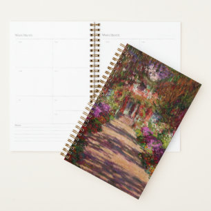 Claude Monet A Pathway in Monet's Garden Planner