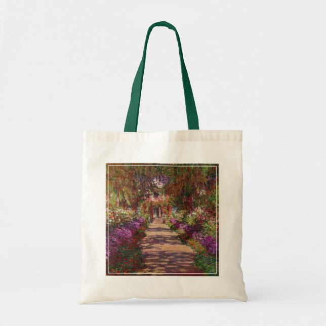 Claude Monet | A Pathway in Monet's Garden Tote Bag (Front)