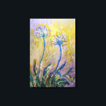 Claude Monet - Agapanthus Canvas Print<br><div class="desc">Agapanthus,  close-up (Les Agapanthes) - Claude Monet,  1914-1917</div>