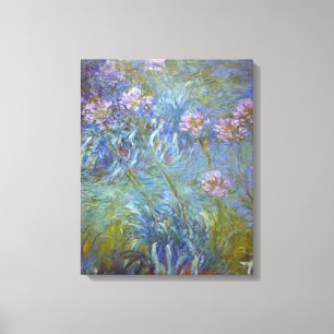 Claude Monet Agapanthus Canvas Print