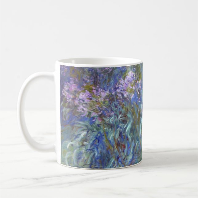 Claude Monet Agapanthus Coffee Mug (Left)