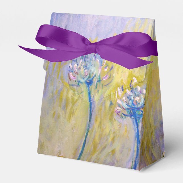 Claude Monet - Agapanthus Favour Box (Front Side)