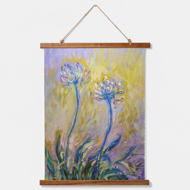 Claude Monet - Agapanthus Hanging Tapestry (Front)