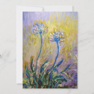 Claude Monet - Agapanthus Invitation