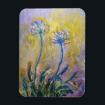 Claude Monet - Agapanthus Magnet<br><div class="desc">Agapanthus,  close-up (Les Agapanthes) - Claude Monet,  1914-1917</div>