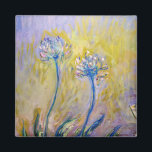 Claude Monet - Agapanthus Magnet<br><div class="desc">Agapanthus,  close-up (Les Agapanthes) - Claude Monet,  1914-1917</div>