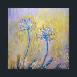 Claude Monet - Agapanthus Magnet<br><div class="desc">Agapanthus,  close-up (Les Agapanthes) - Claude Monet,  1914-1917</div>