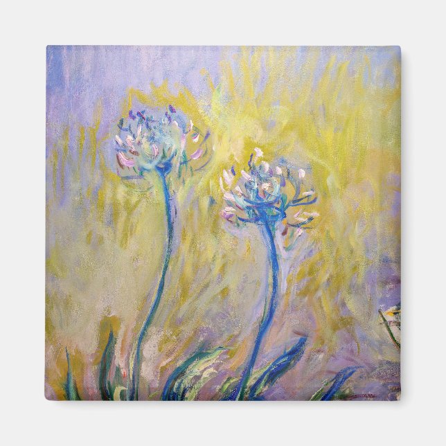Claude Monet - Agapanthus Magnet (Front)