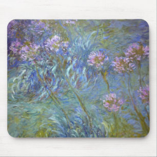 Claude Monet Agapanthus Mouse Mat