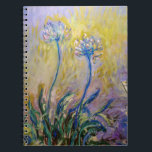 Claude Monet - Agapanthus Notebook<br><div class="desc">Agapanthus,  close-up (Les Agapanthes) - Claude Monet,  1914-1917</div>