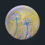 Claude Monet - Agapanthus Paper Plate<br><div class="desc">Agapanthus,  close-up (Les Agapanthes) - Claude Monet,  1914-1917</div>
