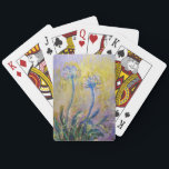 Claude Monet - Agapanthus Playing Cards<br><div class="desc">Agapanthus,  close-up (Les Agapanthes) - Claude Monet,  1914-1917</div>