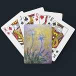 Claude Monet - Agapanthus Playing Cards<br><div class="desc">Agapanthus,  close-up (Les Agapanthes) - Claude Monet,  1914-1917</div>