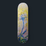 Claude Monet - Agapanthus Skateboard<br><div class="desc">Agapanthus,  close-up (Les Agapanthes) - Claude Monet,  1914-1917</div>