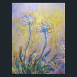 Claude Monet - Agapanthus Tablecloth<br><div class="desc">Agapanthus,  close-up (Les Agapanthes) - Claude Monet,  1914-1917</div>