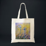 Claude Monet - Agapanthus Tote Bag<br><div class="desc">Agapanthus,  close-up (Les Agapanthes) - Claude Monet,  1914-1917</div>