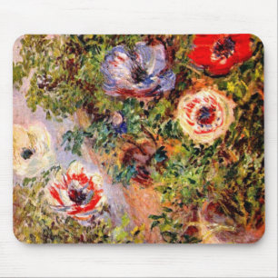 Claude Monet  Anemonen Mouse Mat