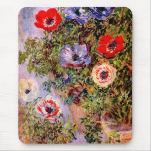 Claude Monet: Anemones Mouse Mat