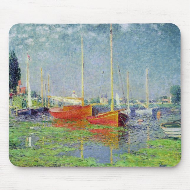 Claude Monet | Argenteuil, c.1872-5 Mouse Mat (Front)