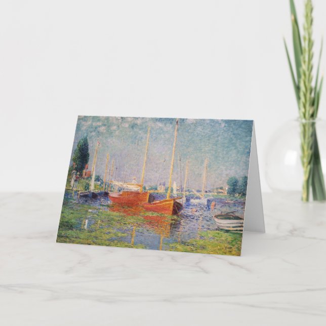 Claude Monet - Argenteuil Card (Front)