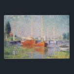 Claude Monet - Argenteuil Laminated Place Mat<br><div class="desc">Argenteuil - Claude Monet,  Oil on Canvas, 1875</div>