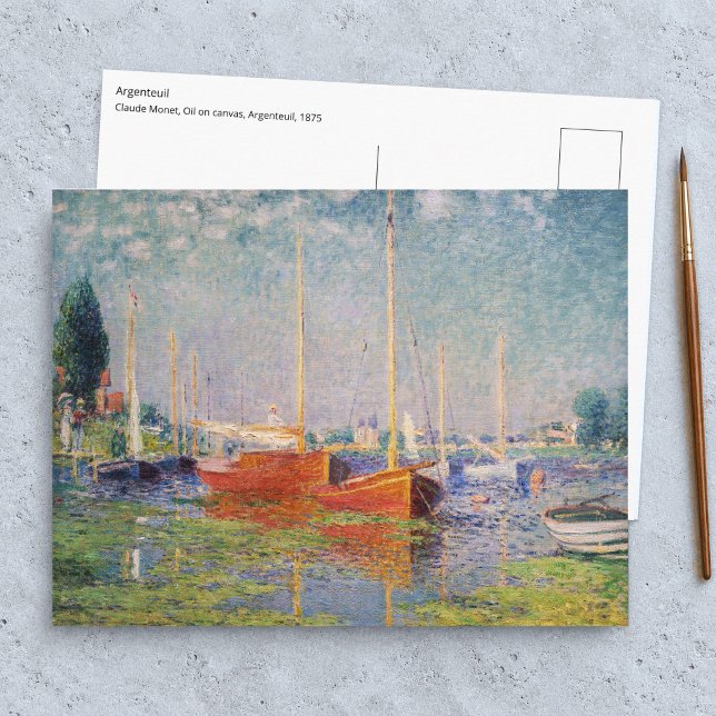 Claude Monet - Argenteuil Postcard (Creator Uploaded)