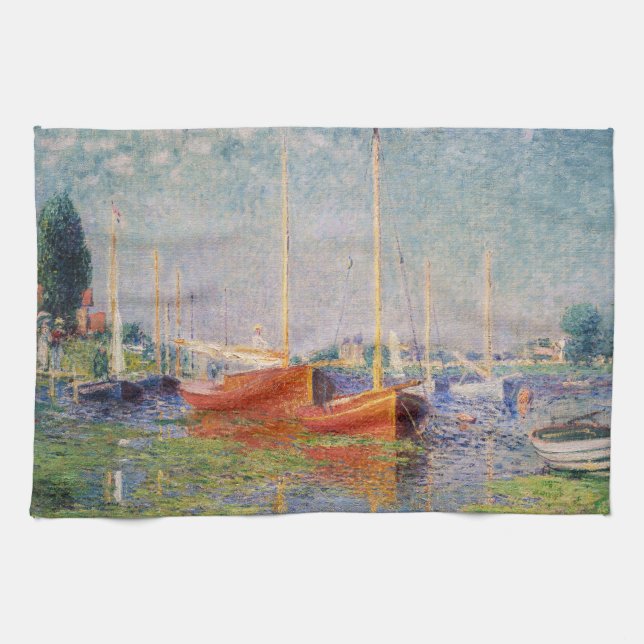 Claude Monet - Argenteuil Tea Towel (Horizontal)