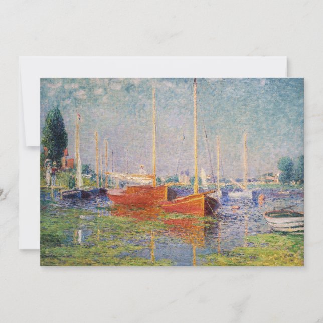 Claude Monet - Argenteuil Thank You Card (Front)